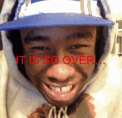 Tyler The Creator It Is So Over GIF - Tyler The Creator Tyler It Is So Over GIFs