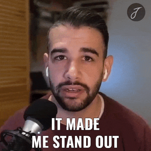 It Made Me Stand Out Justin Khanna GIF - It Made Me Stand Out Justin Khanna It Makes Me Noticeable GIFs