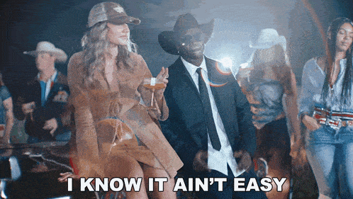 I Know It Ain'T Easy Josh Ross GIF