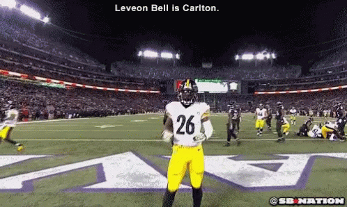 Leveon Bell Carlton GIF - Leveon Bell Carlton Football GIFs