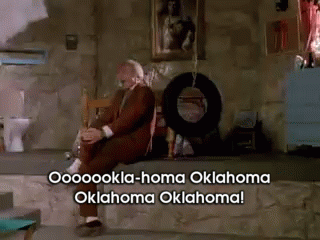 Ruprecht Gets Excited About Oklahoma. GIF - Oklahoma Ruprecht Dirty Rotten Scoundrels GIFs