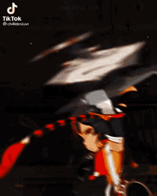 a video of a girl in a video game is being uploaded to tiktok