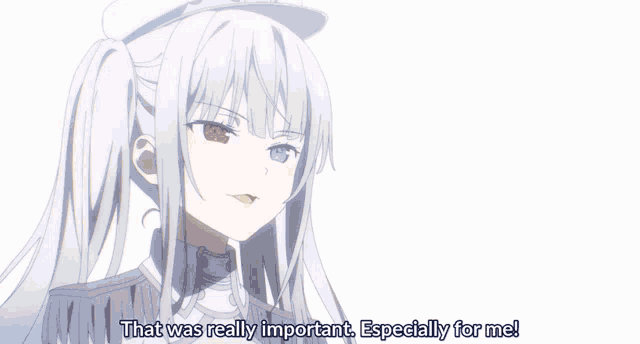 a girl with long blonde hair and blue eyes says that was really important especially for me