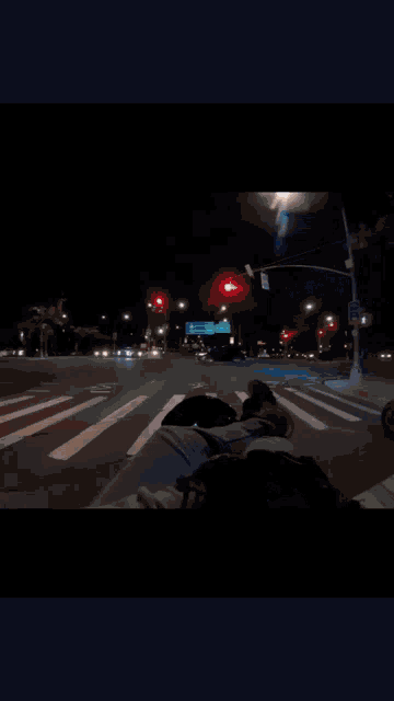 a person riding a motorcycle on a highway