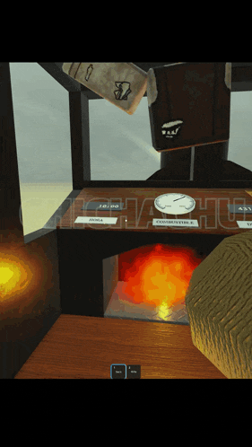 a screenshot of a video game shows a clock that says 10:08
