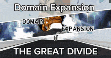 a video game screen shows the domain expansion and domain expansion