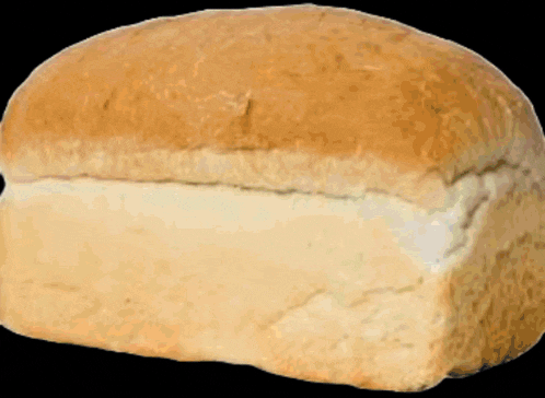 a loaf of bread with a black background