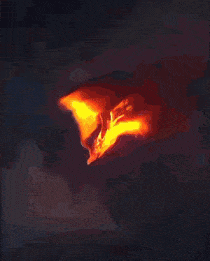 a picture of a fire with the words ezx @ e on it
