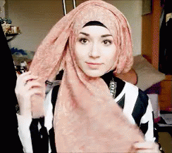 Cara Pakai Hijab GIF - Hijab Style Cantik GIFs