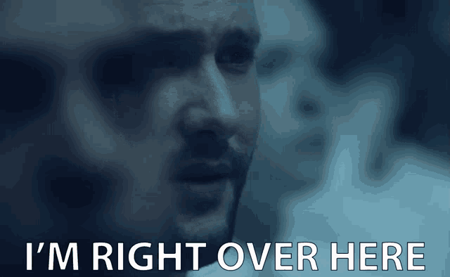 Im Right Over Here Right By Your Side GIF