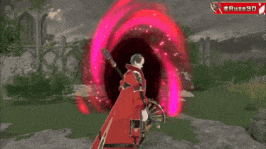 a video game screen shows a black hole in the middle of a field