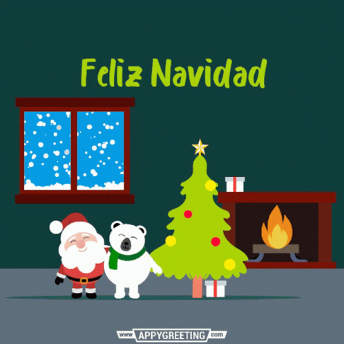 Feliz Navidad Spanish Christmas Card GIF - Feliz Navidad Spanish Christmas Card GIFs