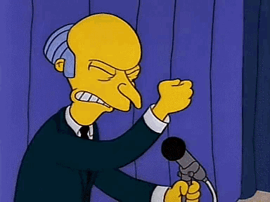 a cartoon character is giving a thumbs up and the words daumen hoch are above him