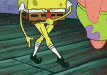 Spongebob Leg Day GIF - Spongebob Leg Day Sexy Legs GIFs