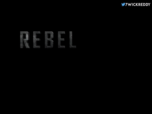 a black background with the words rebel star prabhas written on it