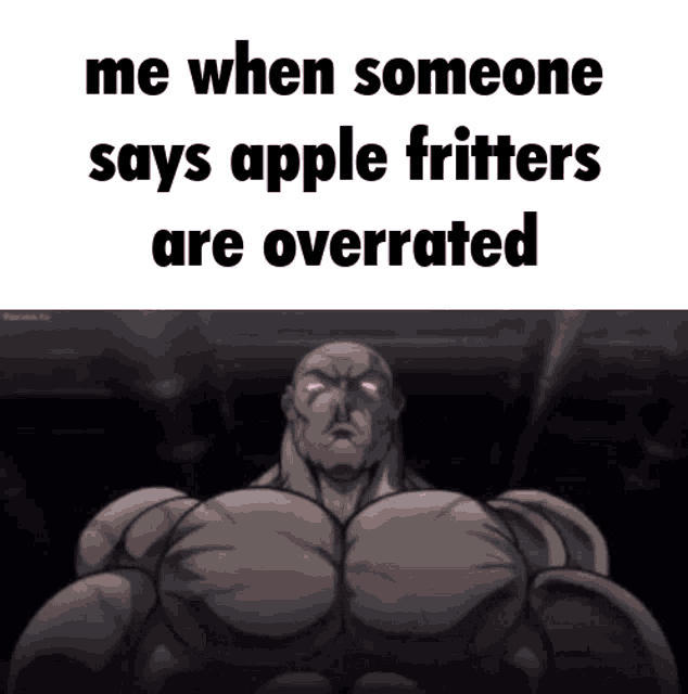 Baki Apple Fritters GIF - Baki Apple Fritters Apple Fritter GIFs