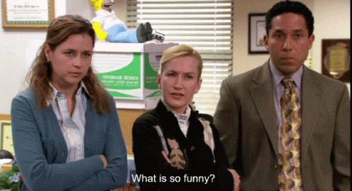 What Is So Funny Angela Schrute GIF - What Is So Funny Angela Schrute Angela GIFs