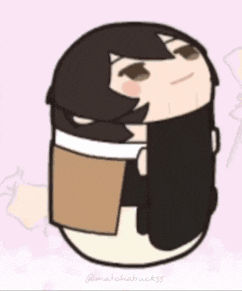 a cartoon of a person sitting on a table with a book in their hand .