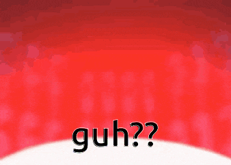 a red background with two white stars and the word guh