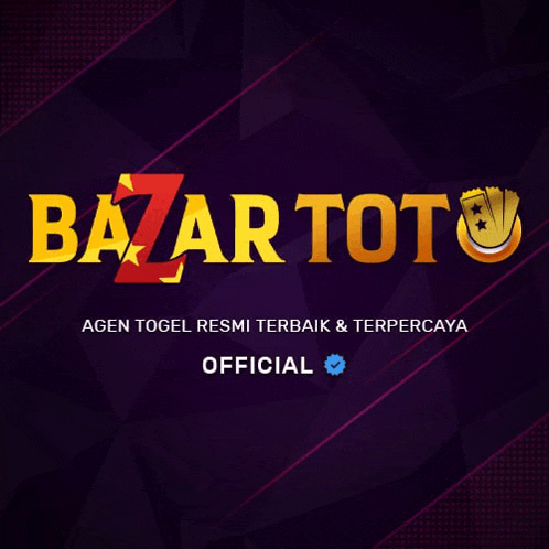a logo for bazar toto agen togel resmi terbaik & terpercaya official