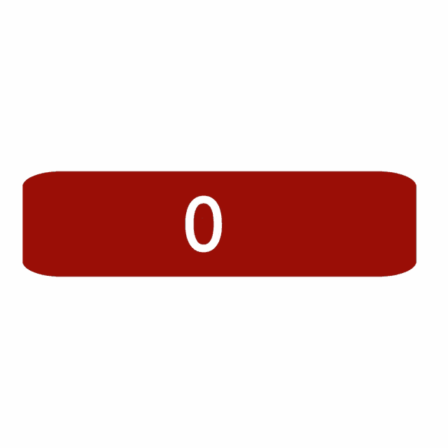 a red button with 40 jahre written on it