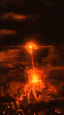 a painting of a phoenix with a black background