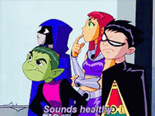 Teen Titans Raven GIF - Teen Titans Raven Sounds Healthy GIFs