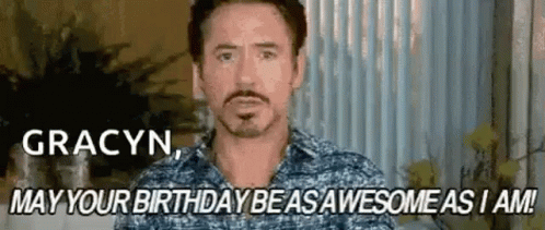 Robert Downey Jr Birthday GIF - Robert Downey Jr Birthday As Cool As I Am GIFs