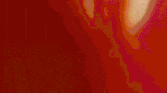 a close up of a red background with a few white lines