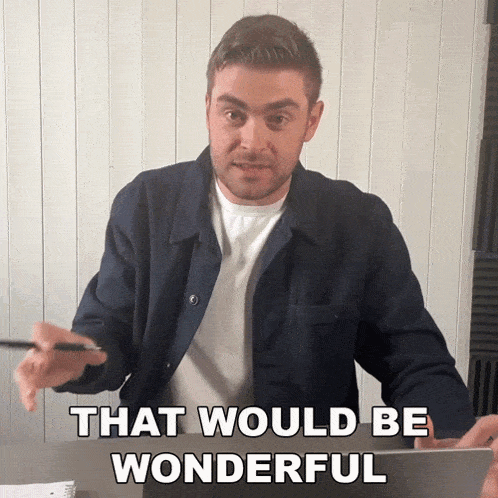 That Would Be Wonderful Lewis Jackson GIF - That Would Be Wonderful Lewis Jackson Cryptolewlew GIFs