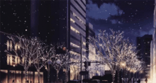 Anime Snow GIF - Anime Snow Scenery GIFs