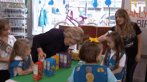 Hillary Clinton Girl Scout Cookies GIF - Hillary Clinton Girl Scout Cookies Hillary GIFs