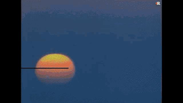 salut bonjour is displayed on a screen with a sun in the background