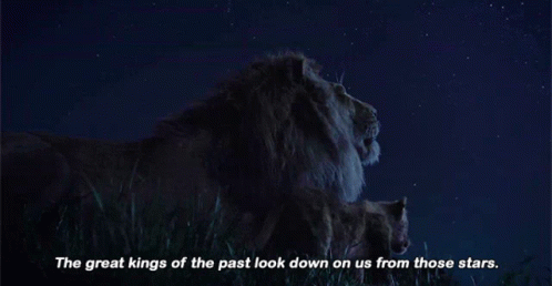 The Lion King Mufasa GIF - The Lion King Mufasa The Great Kings Of The Past GIFs