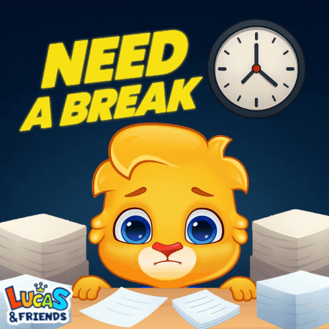 an advertisement for lucas & friends shows a lion sitting at a desk with papers