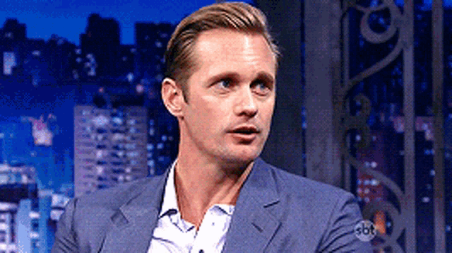 It Could Be Im Not Sure Laughs GIF - It Could Be Im Not Sure Laughs Eric Northman GIFs