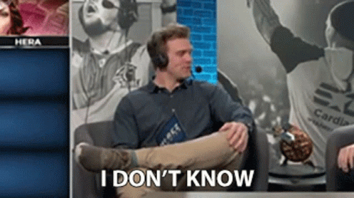 I Dont Know Dave Olson GIF - I Dont Know Dave Olson Smite Scc Qualifiers GIFs