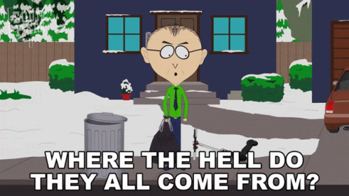 Where The Hell Do They All Come From Mr Mackey GIF - Where The Hell Do They All Come From Mr Mackey South Park GIFs