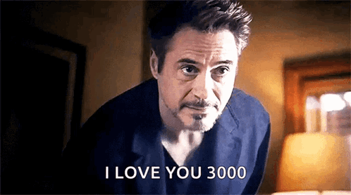 Tony Stark Love You3000 GIF - Tony Stark Love You3000 Smile GIFs