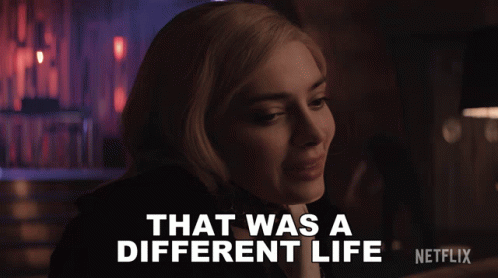 That Was A Different Life Julia GIF - That Was A Different Life Julia Elena Satine GIFs
