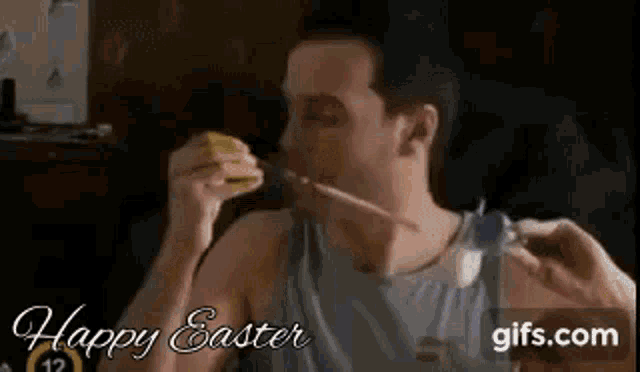 Andrew Scott Happy Easter GIF - Andrew Scott Happy Easter Painting GIFs