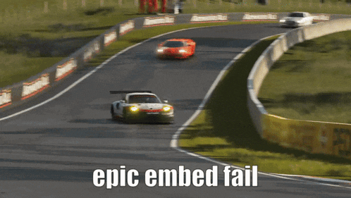 a race car with the number 95 on it is on a track