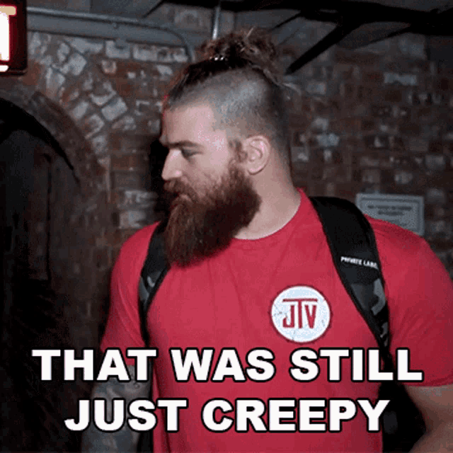 That Was Still Just Creepy Jake The Viking GIF - That Was Still Just Creepy Jake The Viking That Was Freaky GIFs
