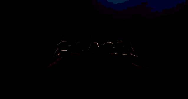 a logo for the flash is shown on a black background