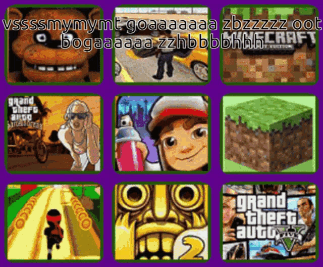 a collage of various video games including grand theft auto 5