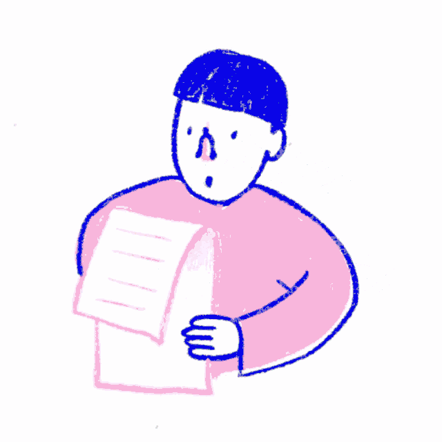 a cartoon drawing of a woman in a hat