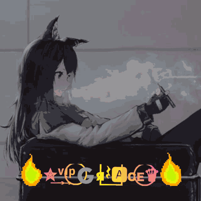 a picture of a girl smoking a cigarette with the words average written below her