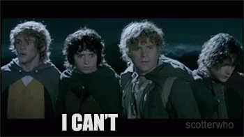 I Can'T GIF - Faint Cant Frodo GIFs