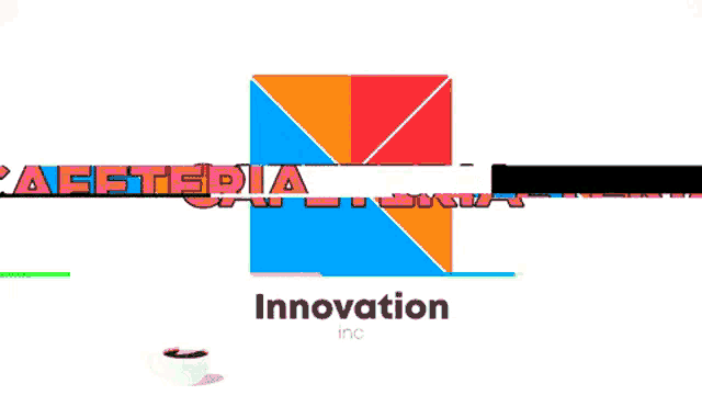 an advertisement for cafeteria innovation inc. with a cup of coffee