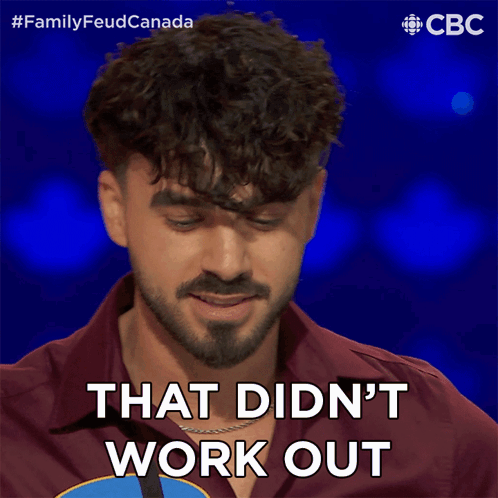 That Didn'T Work Out Saif GIF - That Didn'T Work Out Saif Family Feud Canada GIFs